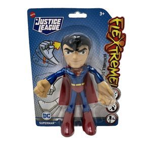 DC JUSTICE LEAGUE FLEXTREME BENDABLE/POSEABLE 7" SUPERMAN FIGURES